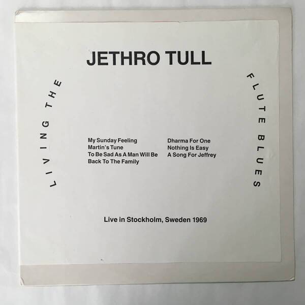 JETHRO TULL LIVING IN THE FLUTE BULES 007/150 150枚限定販売