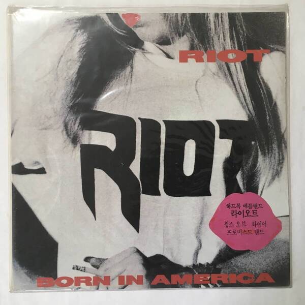 RIOT BORN IN AMERICA KOREA 韓国盤 SEALED 新品未開封