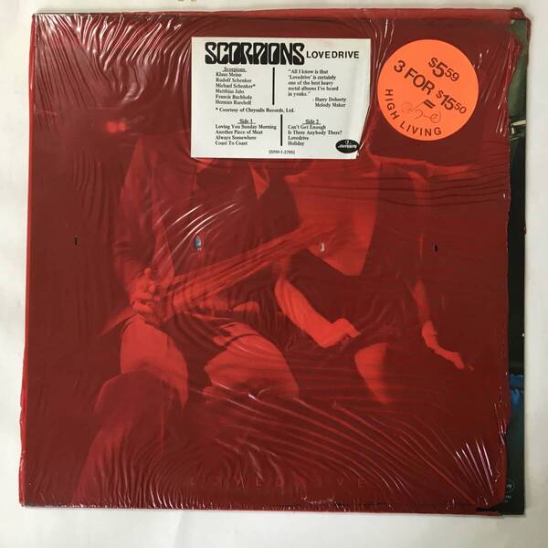 US盤 SCORPIONS LOVEDRIVE