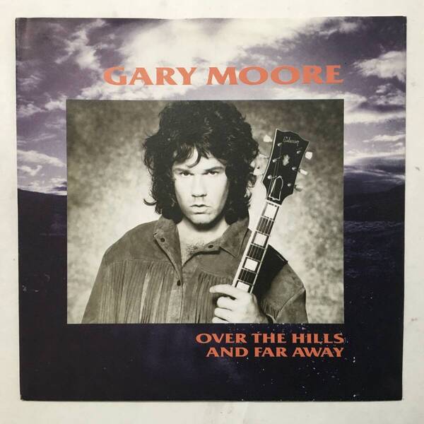 PRESS SHEET GARY MOORE OVER THE HILLS AND FAR AWAY ドイツ盤