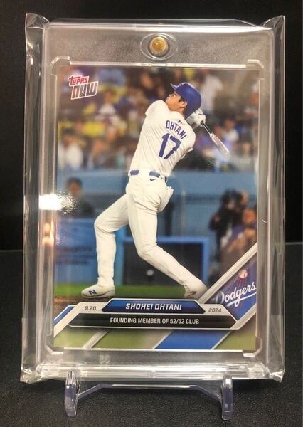 【大谷翔平】topps Nowドジャース52号ホームラン!52盗塁!限定カード