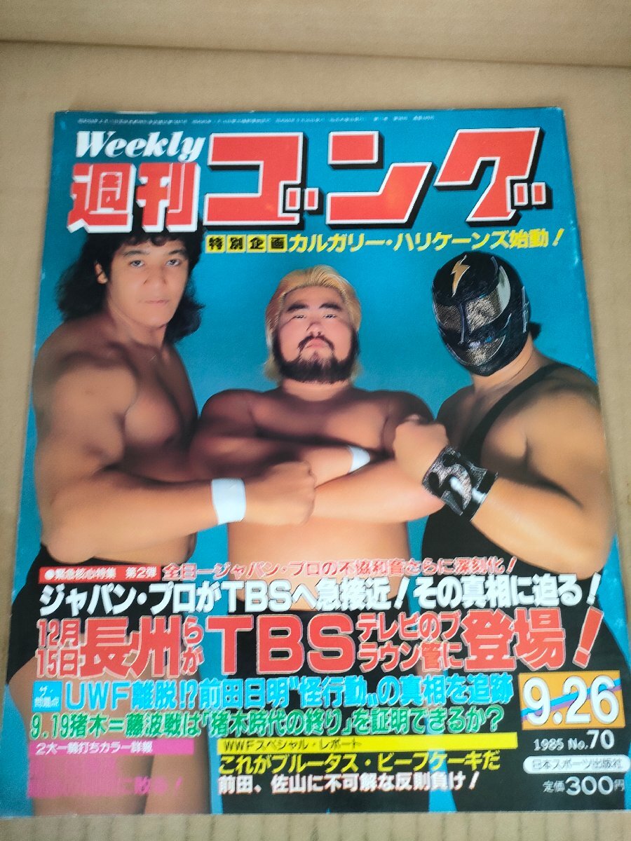 週刊ゴング　585 週刊ゴングNo 585／1995 10 26｜Yahoo!フリマ（旧PayPayフリマ）