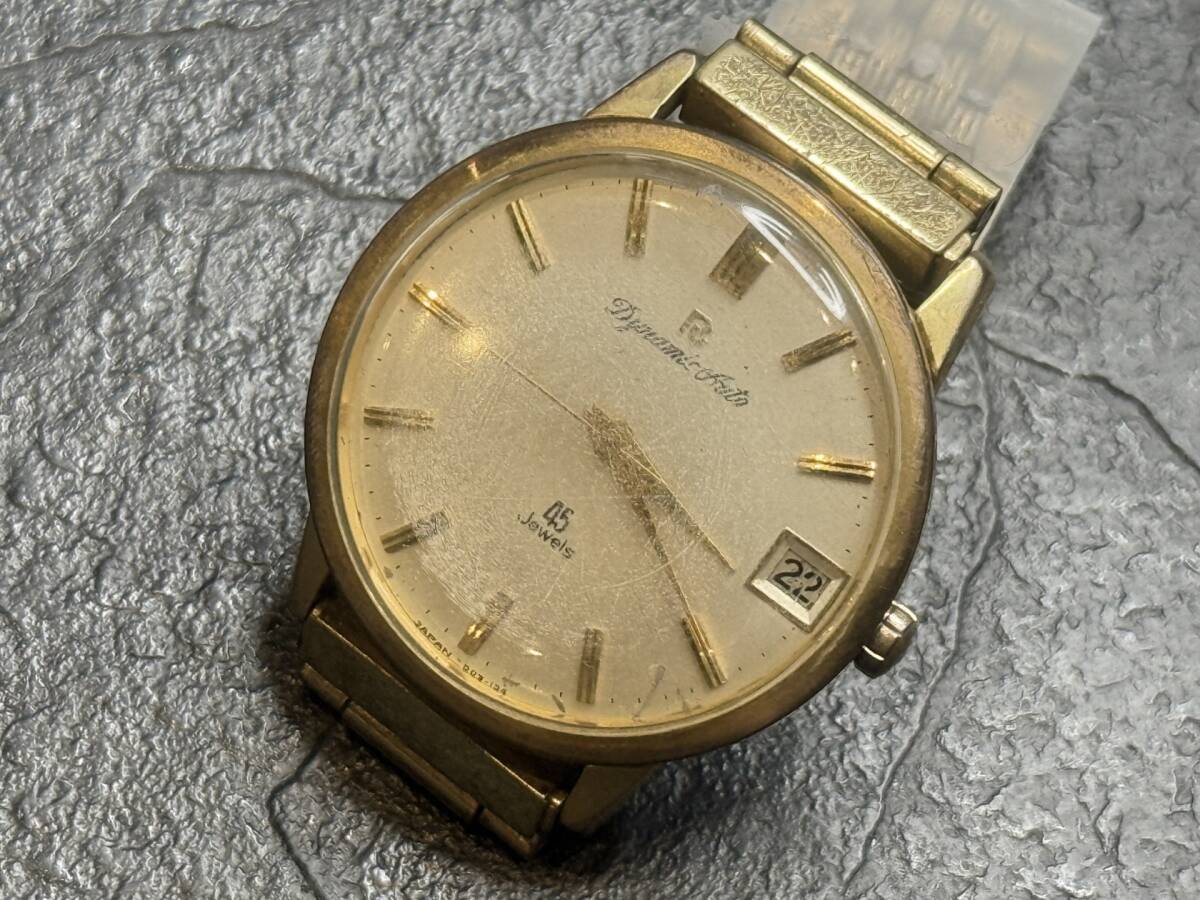 リコー ダイナミックオート 45jewels 18kGF（金張り） カレンダー