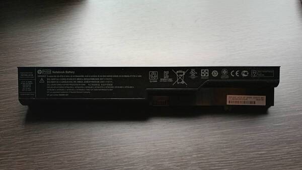部1001-1 HP 4320s で使われていました大型バッテリー HSTNN-LB1B PH09 11.1V 93WH 5時間5分使用可能? ジャンク