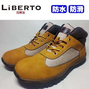 LiBERTO EDWIN mid ботинки желтый 28.0cm водонепроницаемый . скользить поле ботинки
