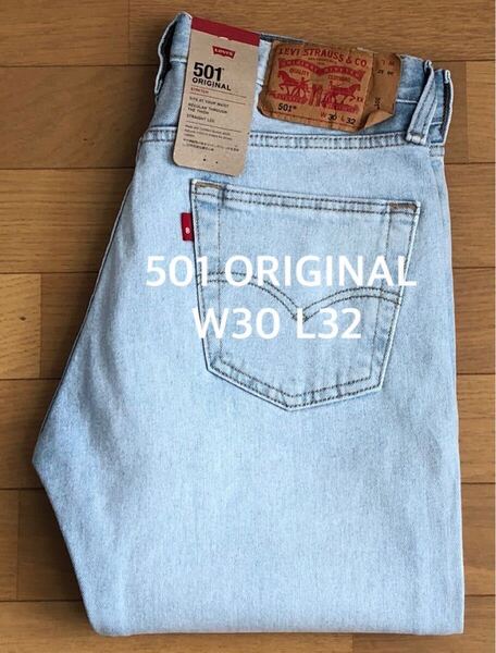 Levi's 501 ORIGINAL FIT LIGHT INDIGO W30 L32