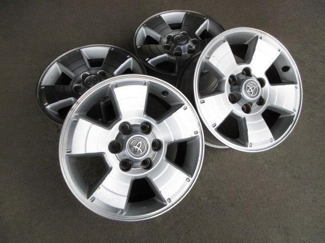 ①【USED】ハイラックスサーフ215 タイヤ付き 純正スチール