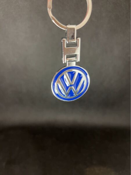 新品 送料無料Volkswagenフォルクスワーゲン青キーホルダー