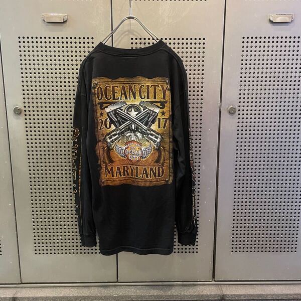 古着 ヴィンテージ vintage ロングスリーブTシャツ ロンtee ワンポイント バックプリント 個性派