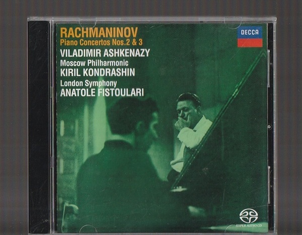 即決 送料込 SACD アシュケナージ DECCA ラフマニノフ ピアノ協奏曲 UCGD-7028 国内盤 コンドラシン フィストラーリ ASHKENAZY RACHMANINOV