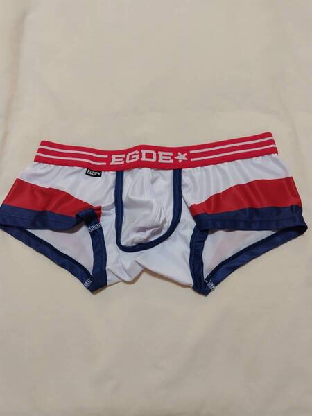 送料無料 新品 未使用 ★☆ EGDE ☆★(エッジ) Super Star ロウライズ ボクサーパンツ 白系 L
