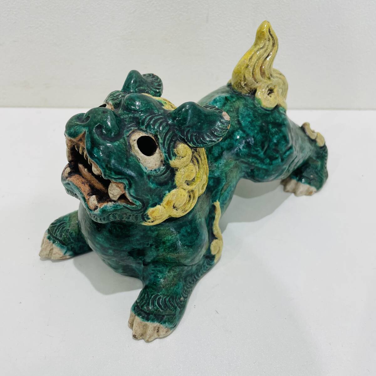 Yahoo!オークション -「九谷焼 唐獅子」(香炉、香合) (九谷)の Yahoo!オークション -「九谷焼 唐獅子」(香炉、香合) (九谷)の