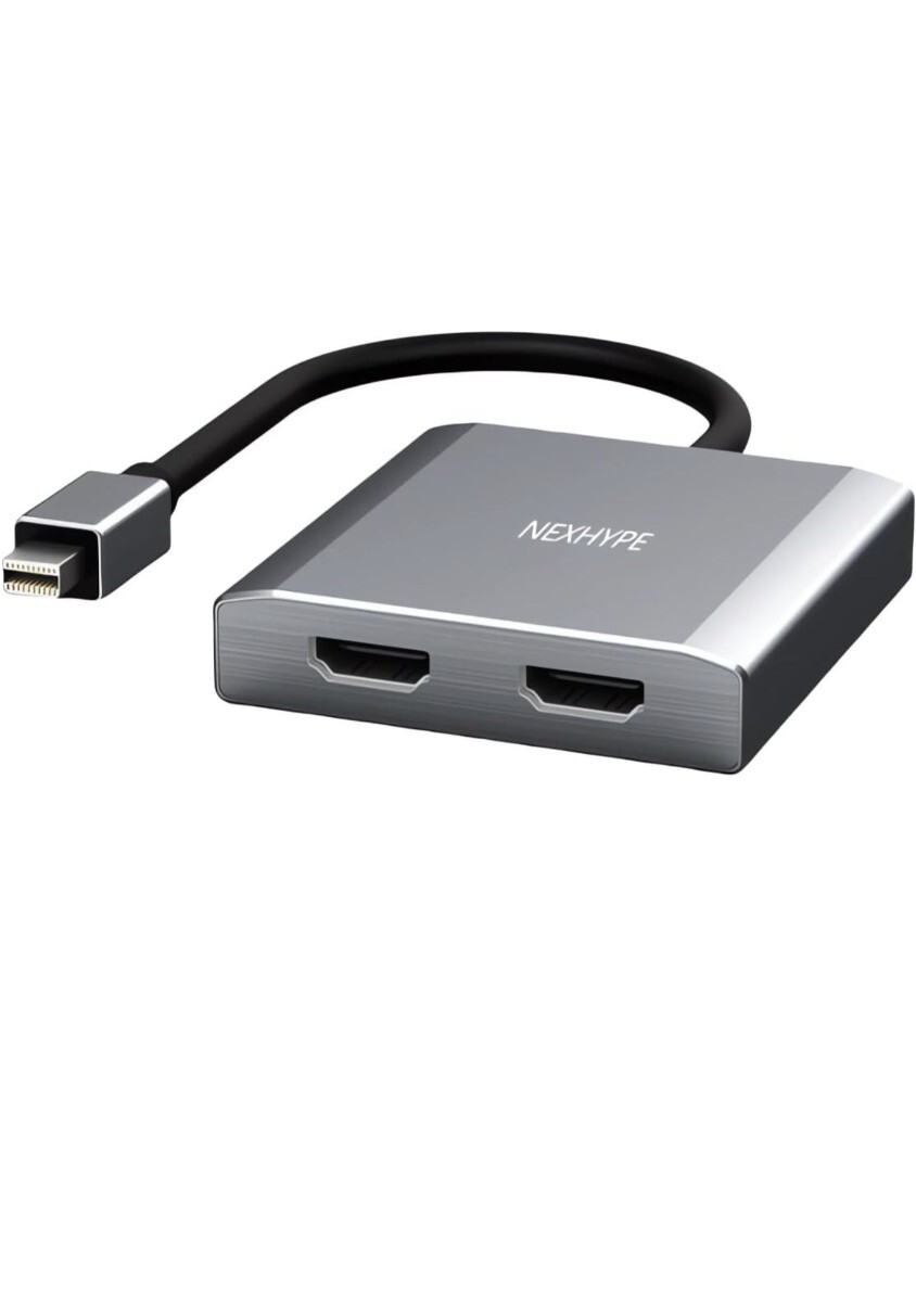 MST Mini DisplayPort to двойной HDMI дисплей адаптер 4K@ 60Hz Mini DP 1.2 to 2 HDMI дистрибьютор повышение 2 экран мощность повышение режим 