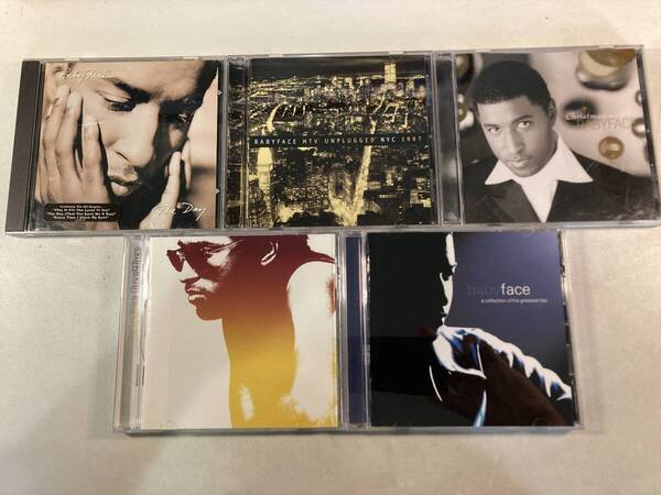 【W9400】ベイビーフェイス CD アルバム 5枚セット●Babyface●The Day●MTV Unplugged NYC●Face 2 Face●ベビーフェイス
