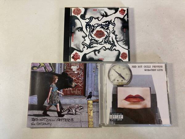 【W9445】レッド・ホット・チリ・ペッパーズ CD アルバム 3枚セット●Red Hot Chili Peppers●Blood Sugar Sex Magik●The Getaway