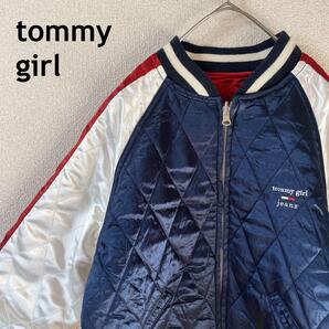 R2トミーガール スタジャン ショート丈 キルティング リバーシブル レディース
