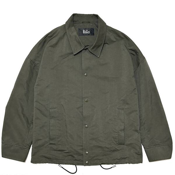 THE RERACS HIGH DENSITY PEACH LOOSE COACH JACKET 48 カーキ ピーチスキンコーチジャケット リラクス シャツ Tシャツ stein yoke