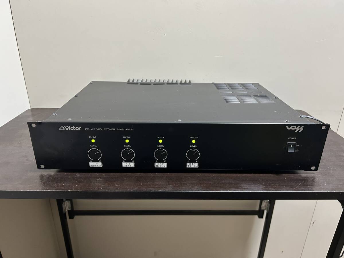 victor ビクター VOSS PS-A1204D1 デジタルパワーアンプ 音出し victor ビクター VOSS PS-A1204D1 デジタルパワーアンプ 音出し