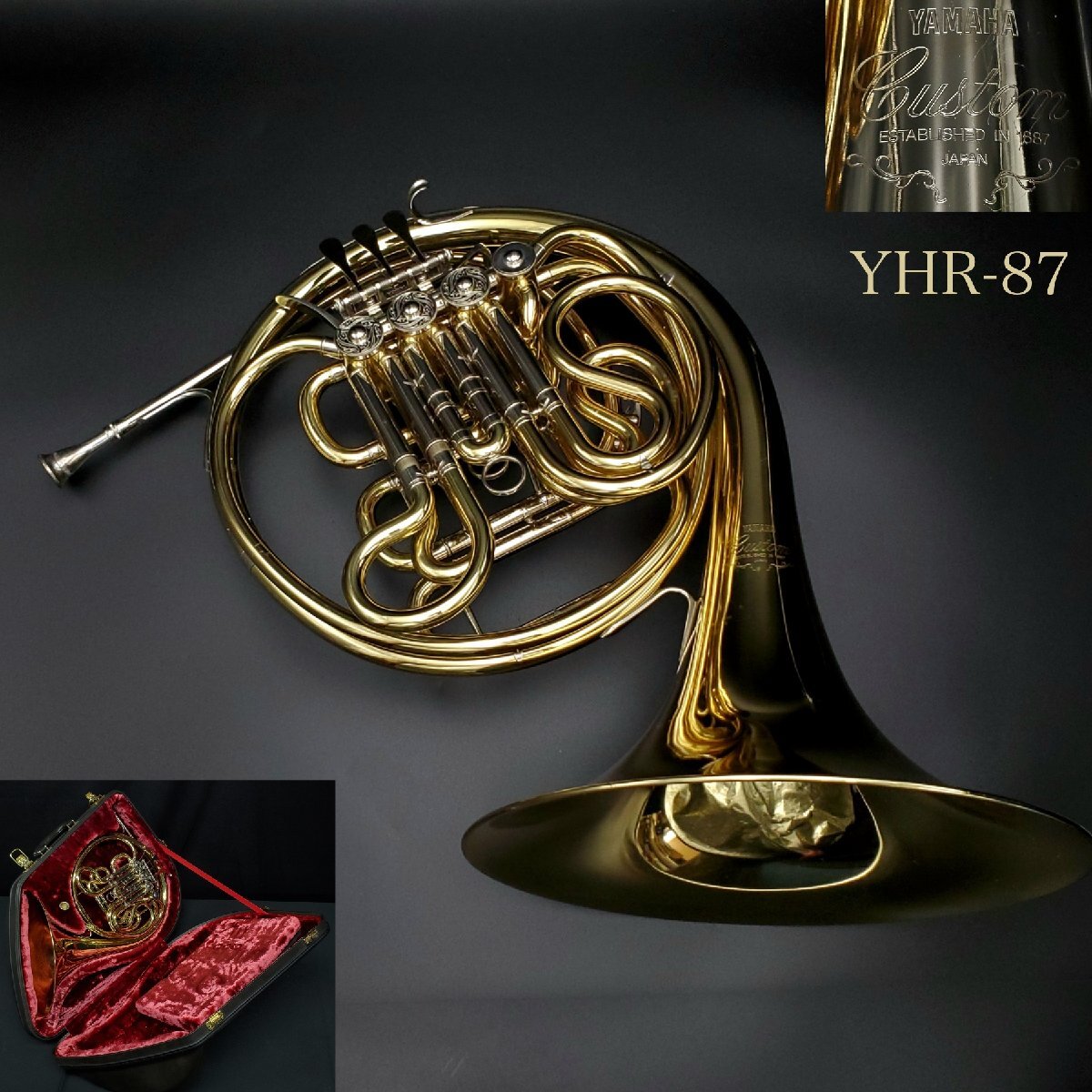 Yahoo!オークション -「yamaha(custom」(フレンチホルン Yahoo!オークション -「yamaha(custom」(フレンチホルン