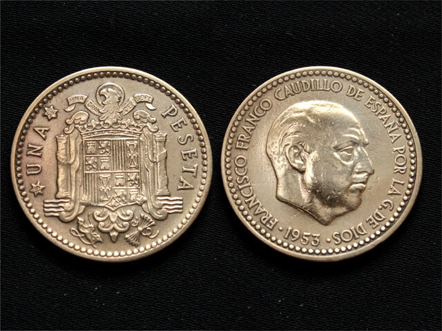 Yahoo!オークション - 格安譲渡 スペイン 5ペセタ 硬貨/1957年 5