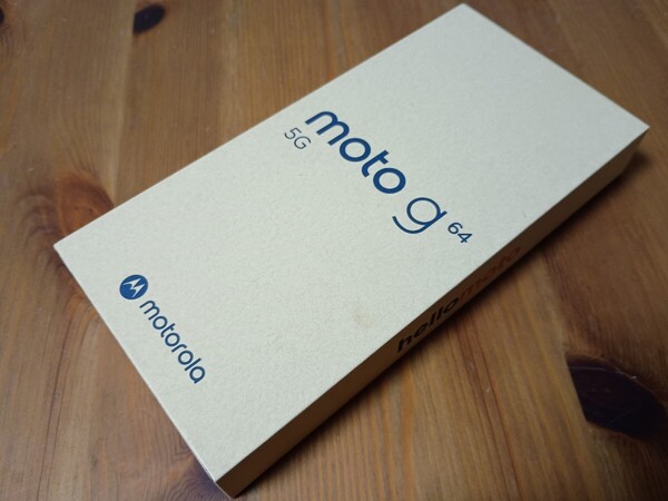 ★モトローラ・moto g64 5G・ 6.5インチ・ 8GB・ストレージ128GB・スペースブラック・SIMフリー・アンチグレアフィルム付・2週間屋内使用