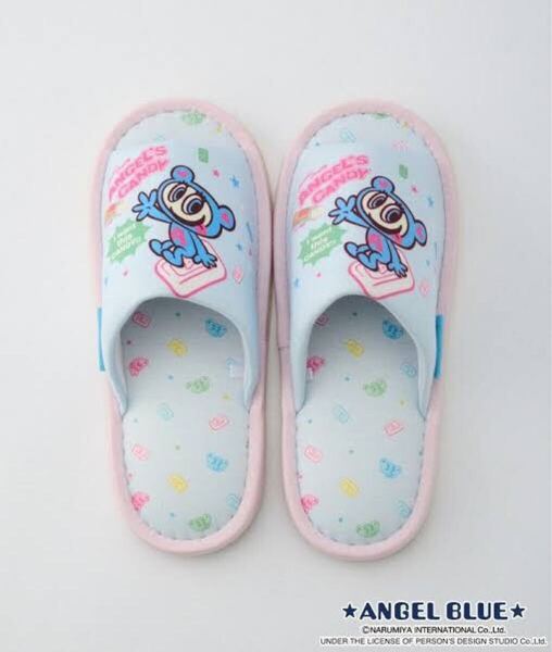 エンジェルブルー スリッパ ルームシューズ ブルー 23センチ〜25センチ 新品