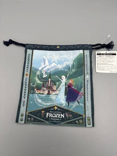 ☆TDS限定 ファンタジースプリングス アナと雪の女王 きんちゃく☆