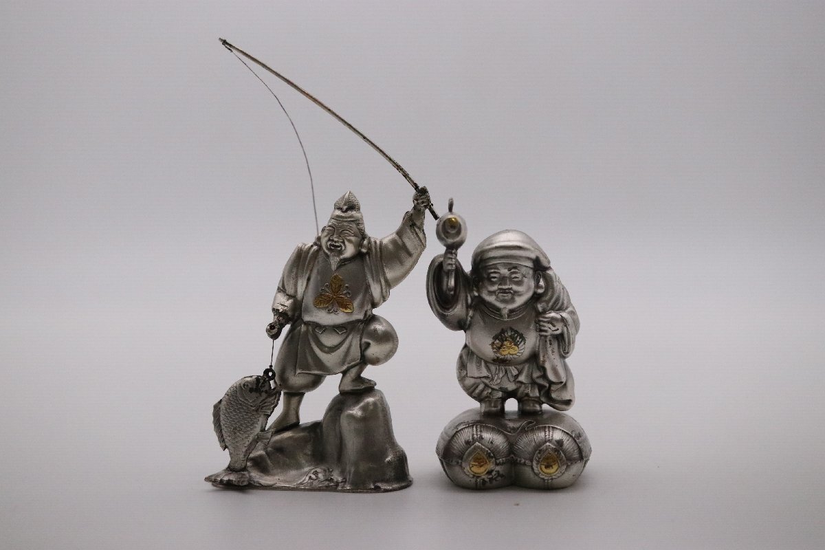 純銀】 恵比須様 大黒天様 置物 コレクション 希少(Yahoo 純銀】 恵比須様 大黒天様 置物 コレクション 希少(Yahoo