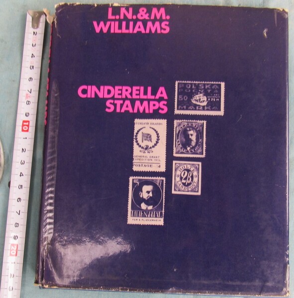 英文郵趣古書、珍らしい、シンデレラスタンプ、古い時期切手のまがい品研究書、152p、London HEINEMANN,英語、1970発行