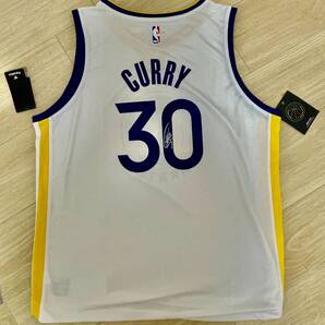 Golden State Warriors Stephen Curry 直筆サイン入りジャージ BAS 証明書
