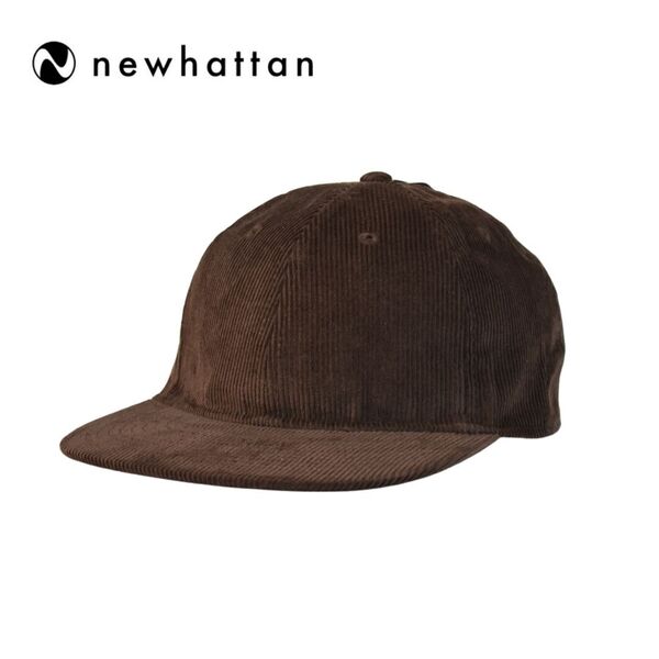 【新品】 newhattan ニューハッタン コーデュロイキャップ 6パネル キャップ ベースボールキャップ サイズ調整可 無地 メンズ レディース