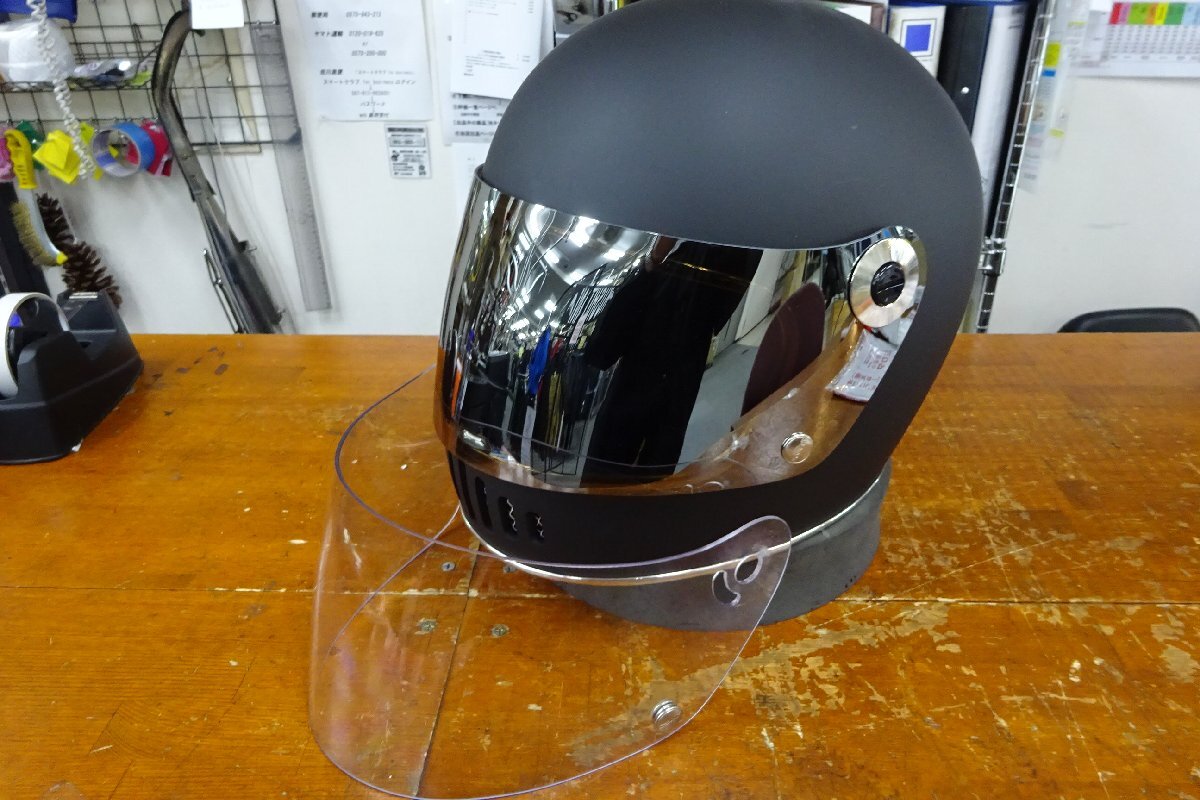 Arai ヘルメット マットブラック ミラーシールド付き Yahoo!オークション -「ミラーマット」(フルフェイス(オン