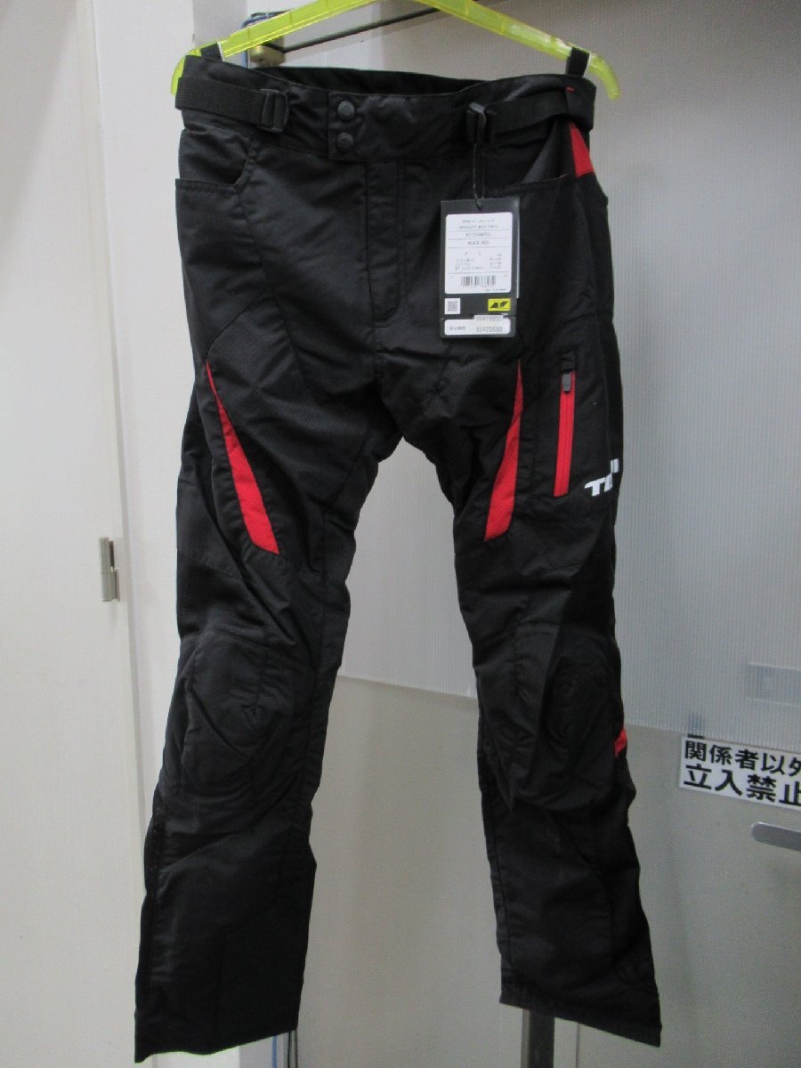 TAICHI RSY256 クロスオーバー メッシュ パンツ ブラック/レッド Amazon | [RSタイチ] バイク用 春夏 通気性 CEプロテクター内蔵