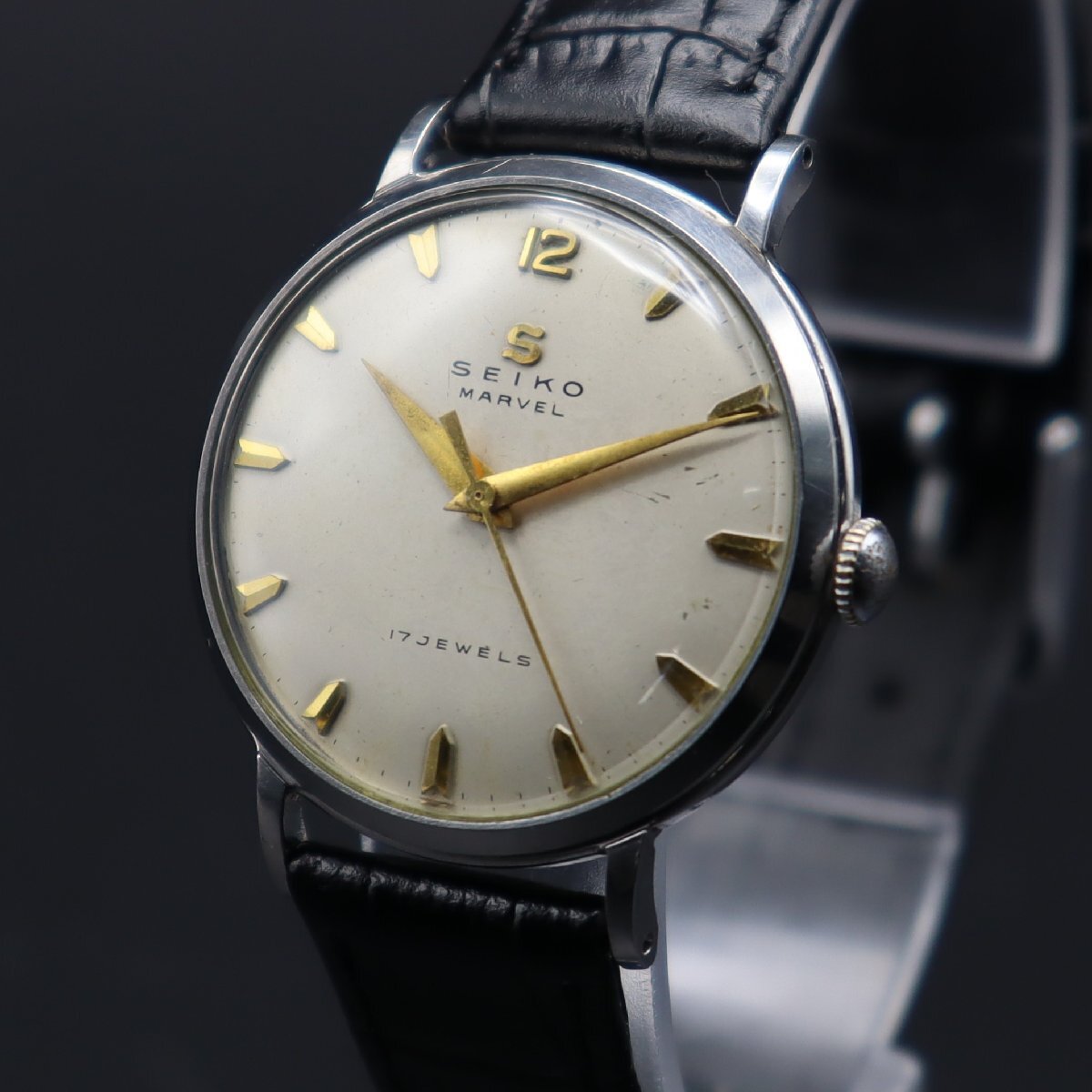 1950年代レトロ、ビンテージ】稼働品！ SEIKO手巻き腕時計