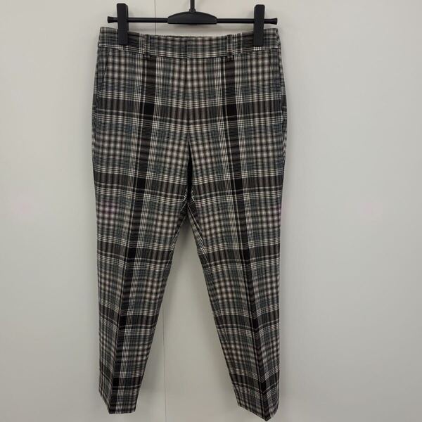 LAUTREAMONT チェック柄パンツ 38 ポリエステルレーヨン B300