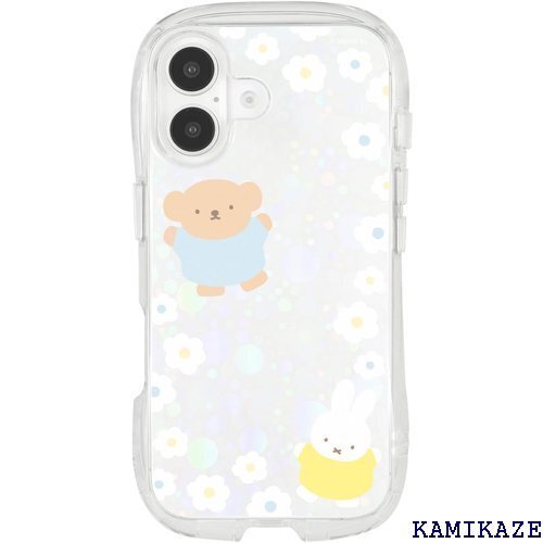 グルマンディーズ ミッフィー iPhone16 対応 リスタルクリアケース ミッフィー&ボリス MF-546B 3124