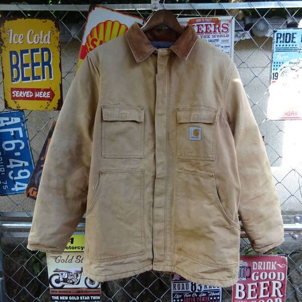Carhartt カーハート トラディショナル コート 42 XL サイズ 相当 ダック地 USA製 ブラウン 系 10421
