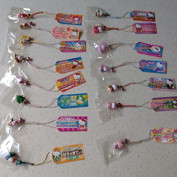 ハローキティ 根付けストラップ ご当地ハローキティ Sanrio 根付ストラップ まとめて ka-7