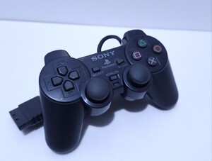 動作品 SONY ソニー プレイステーション2 PS2 コントローラ デュアルショック 動作確認済み SCPH-10010 希少品(A-24)