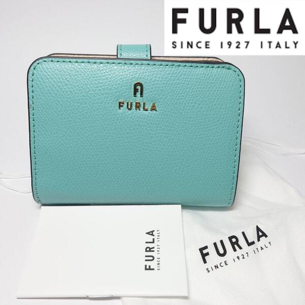 【新品未使用】フルラ CAMELIA M コンパクトウォレット/二つ折り財布