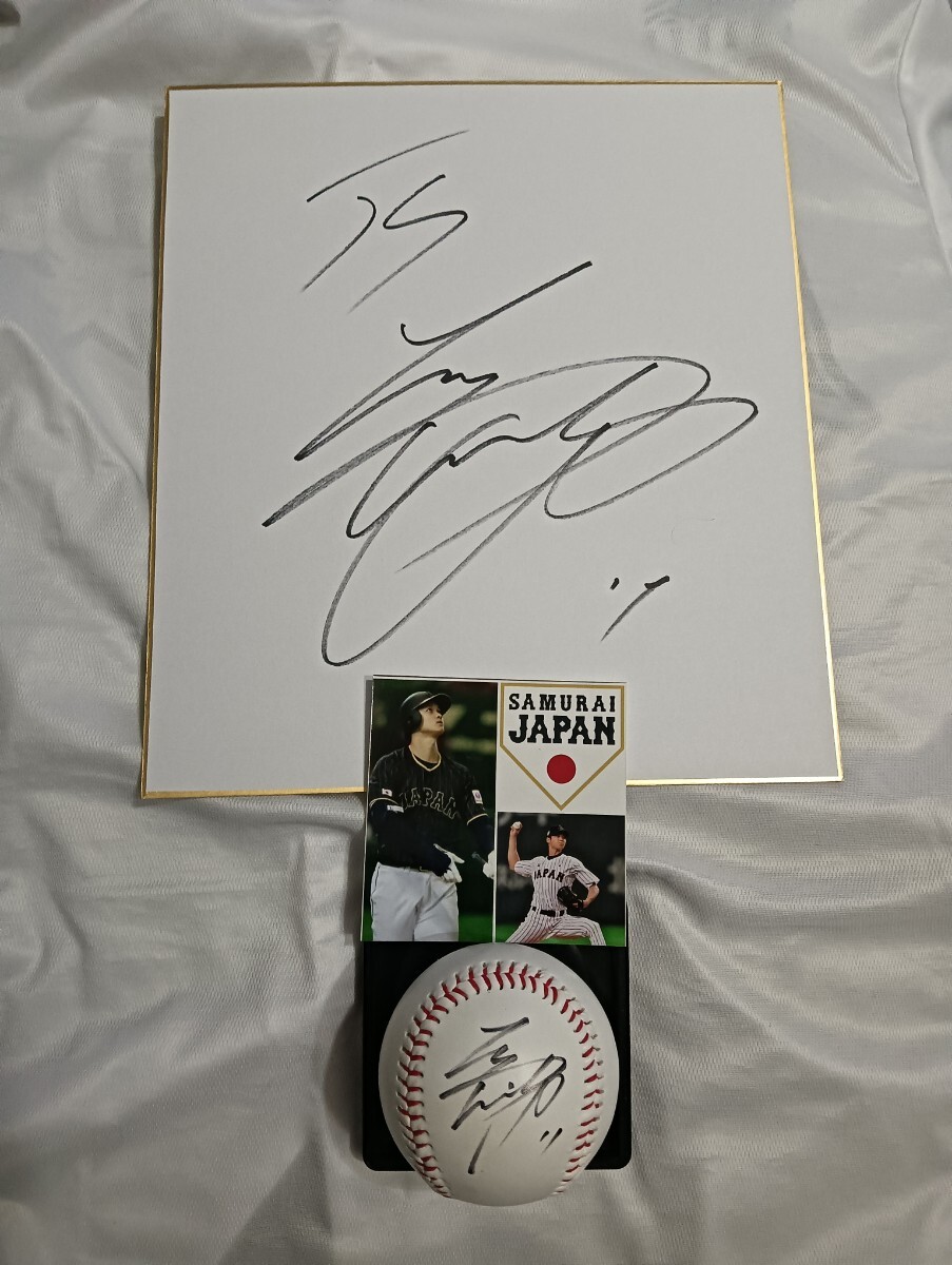 Yahoo!オークション -「大谷翔平 サイン色紙」(スポーツ