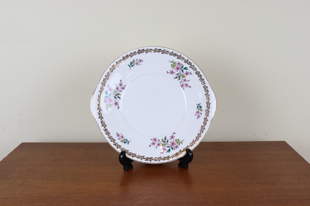 【ヴィンテージ 美品】ロイヤルグラフトン 小皿4枚・シェル型皿2枚 セット カレー皿 4枚セット ミッキー＆ミニー D-MF69 52791 maebata