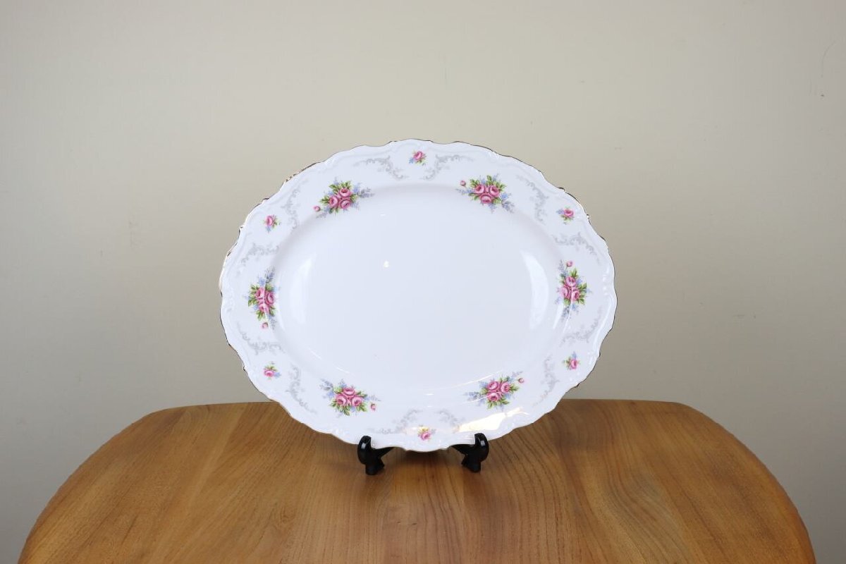 ロイヤルアルバート トランキュリティ オーバルプレート38cm