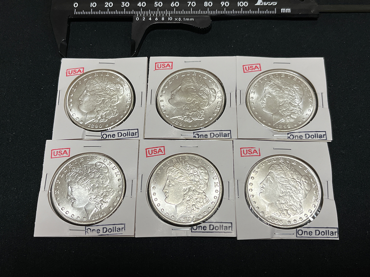 Yahoo!オークション -「1ドル銀貨 アメリカ1890」(硬貨) (貨幣