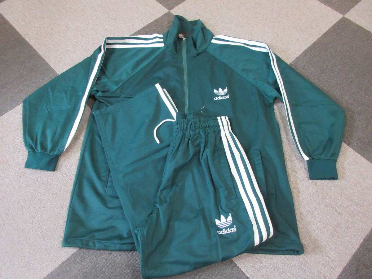 Yahoo!オークション -「adidas ジャージ ビンテージ 緑」の落札