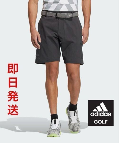 76cm即日発送/新品定価12000円/adidas Golf/アディダスゴルフ /WIND .RDY サイドポケット ショートパンツ メンズ/ハーフパンツ/チャコール