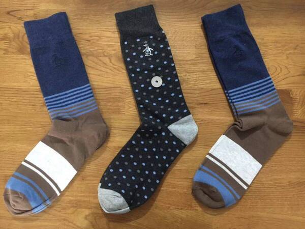新品マンシングウェア MUNSIGWEARメンズソックス 靴下3足セット245