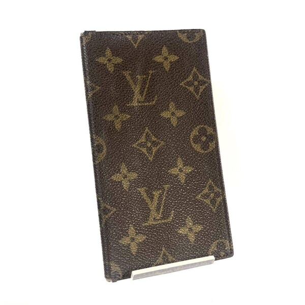 ■希少ヴィンテージ■LOUIS VUITTON ルイヴィトン モノグラム 手帳カバー フランス製 ブラウン