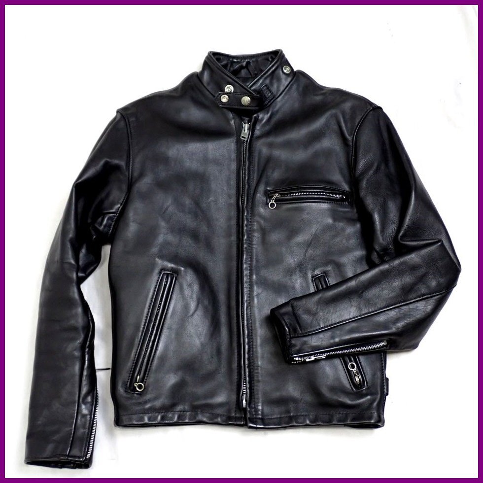 Yahoo!オークション -「schott シングルライダース 34」の落札 Yahoo!オークション -「schott シングルライダース 34」の落札