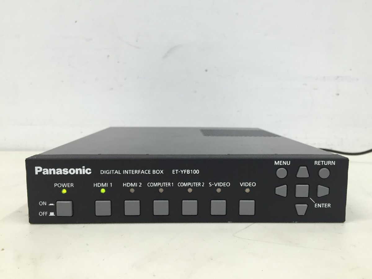 Panasonic デジタルインターフェースボックス ET-YFB100 通電のみ確認 中古品(管:2FW-M)